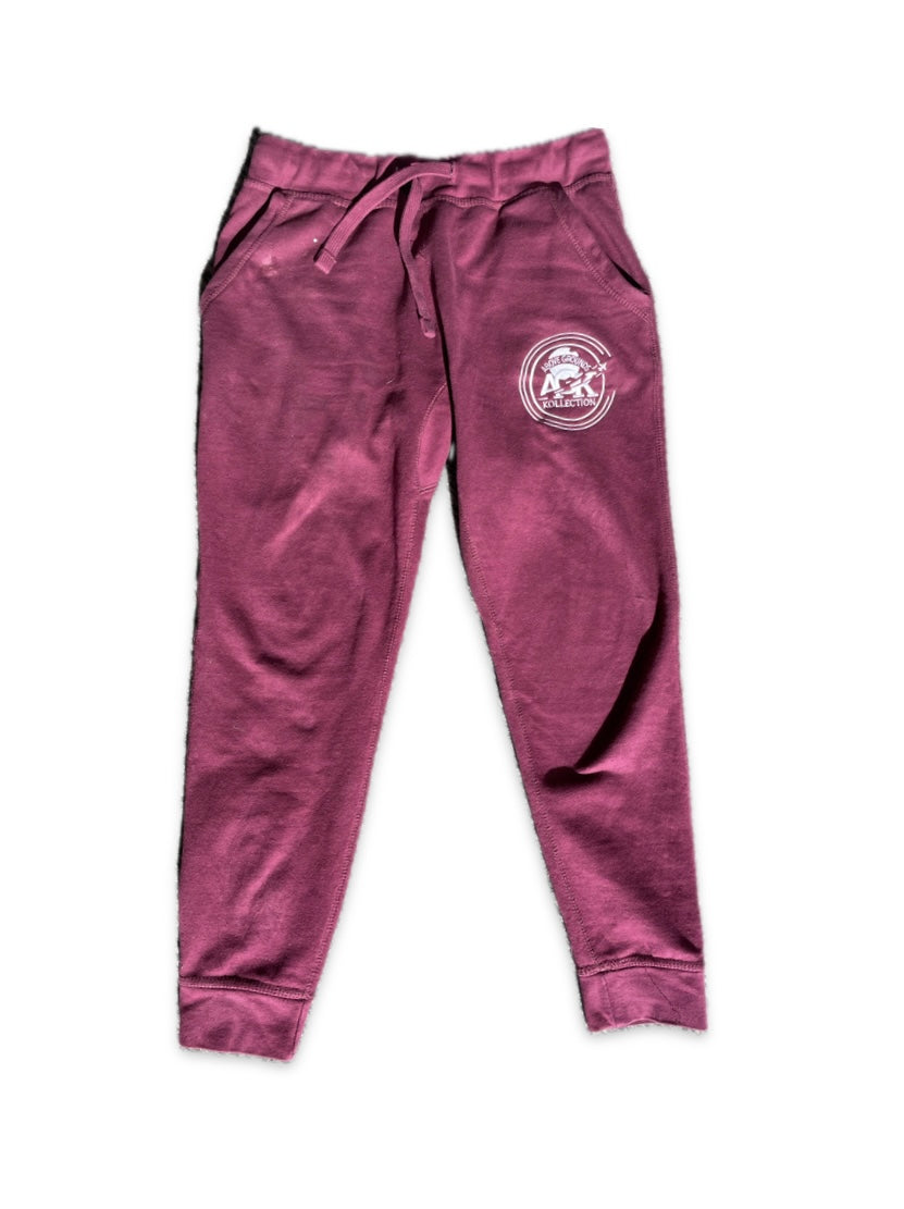 RICH MAROON SWEATPANTS [MAROON]